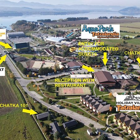 Chatky 101 A 411 Tatralandia Liptovský Mikuláš Esterno foto